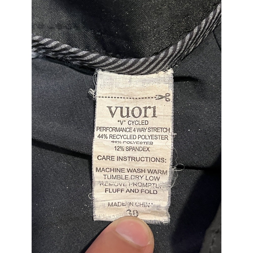 Vuori Cruise Boardshort Men' 30 Gray Blue Geometric 7" Inseam Performance Beach - Picture 2 of 4